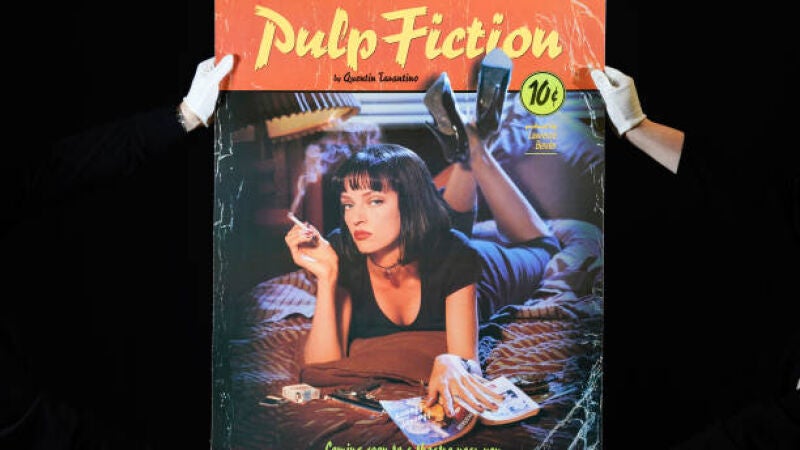 Cartel promocional de Pulp Fiction