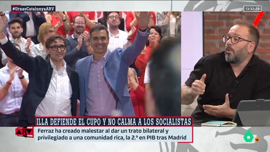 Maestre pronostica que el pacto fiscal entre PSC y ERC "no saldrá adelante" en esos términos: "Me juego mi patrimonio" Maestre pronostica que el pacto fiscal entre PSC y ERC "no saldrá adelante" en esos términos: "Me juego mi patrimonio"