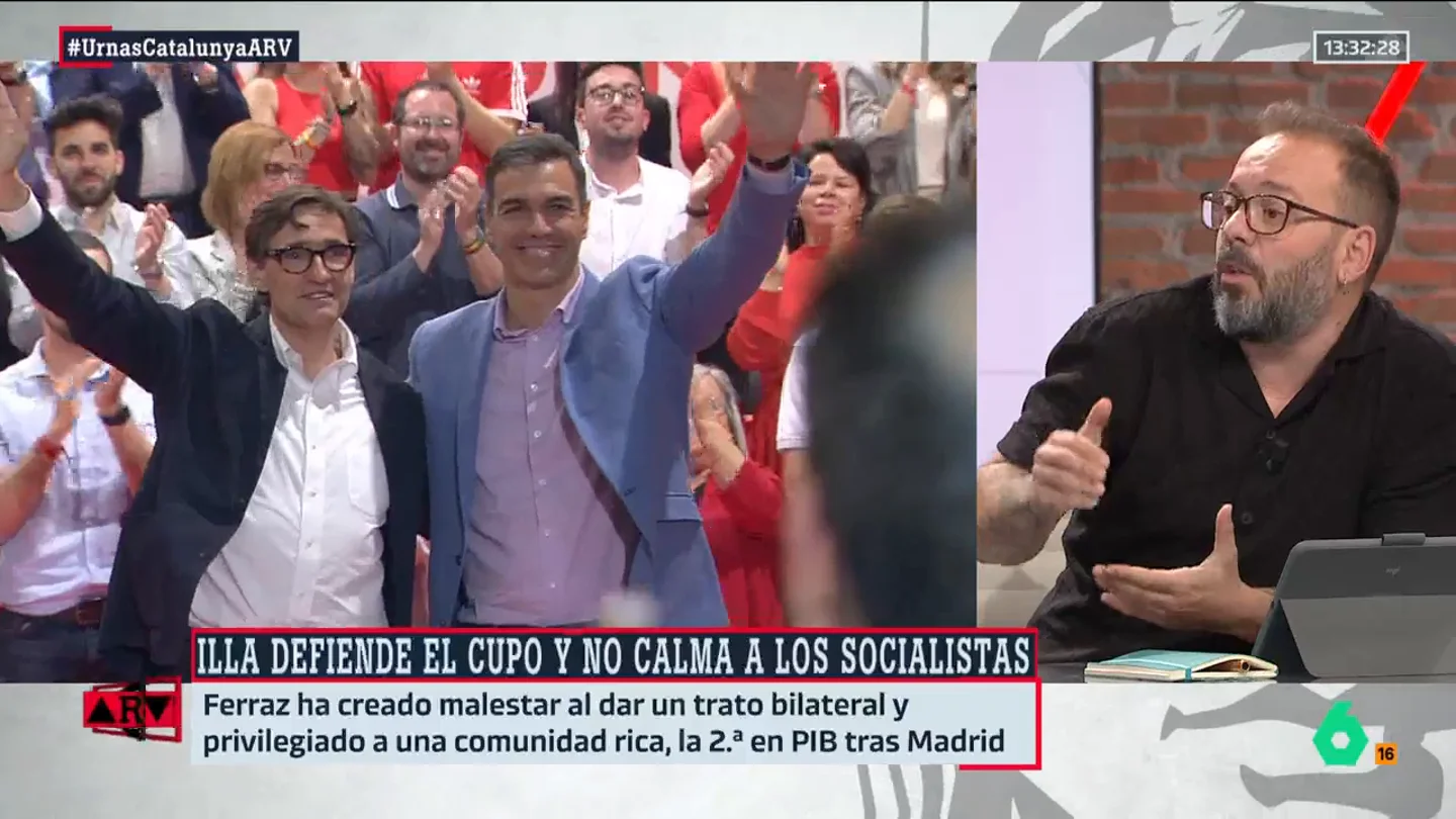Maestre pronostica que el pacto fiscal entre PSC y ERC "no saldrá adelante" en esos términos: "Me juego mi patrimonio" Maestre pronostica que el pacto fiscal entre PSC y ERC "no saldrá adelante" en esos términos: "Me juego mi patrimonio"