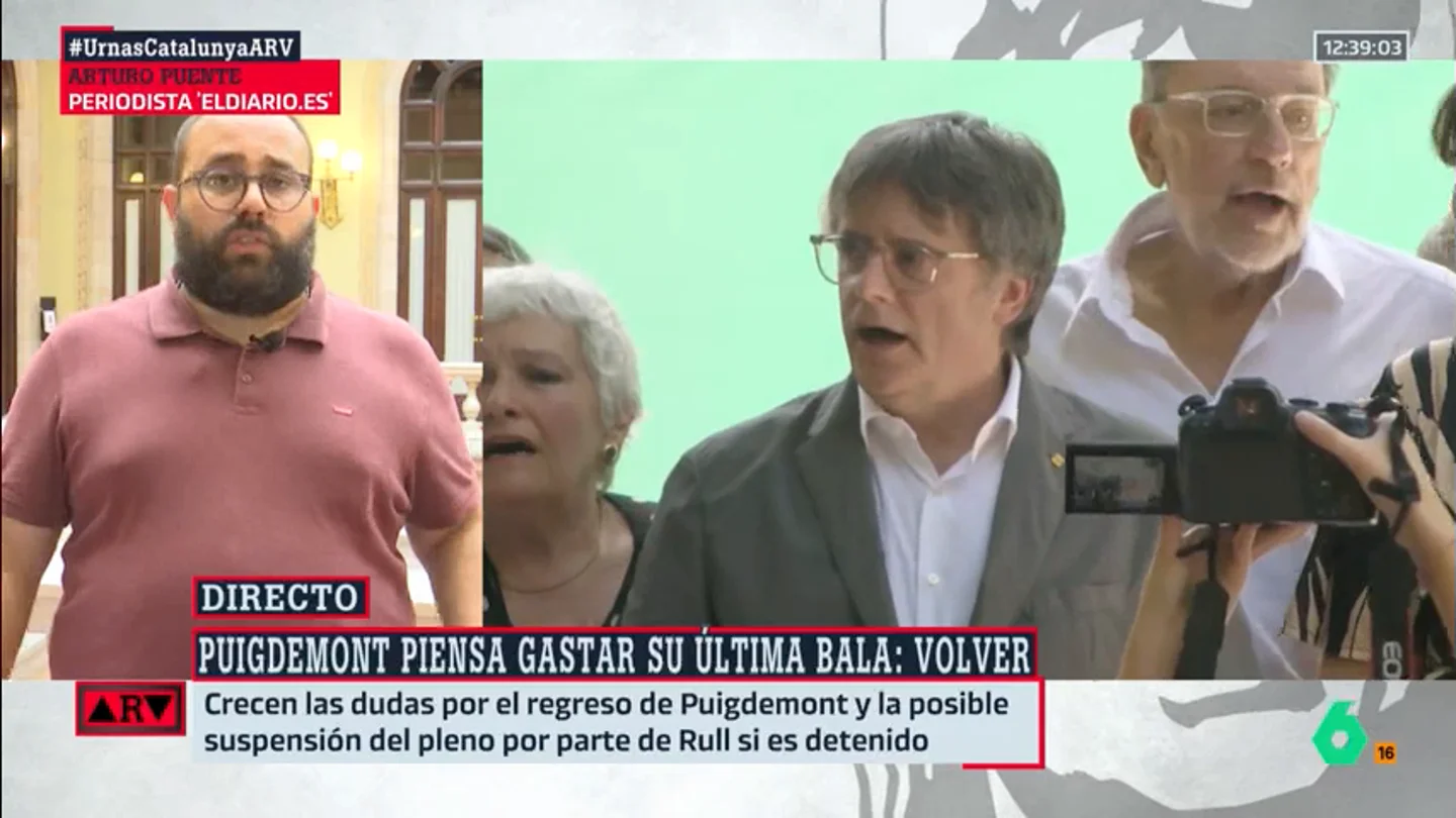 ARV- ¿ERC se replantearía su voto a Salvador Illa si Puigdemont es detenido? Arturo Puente responde ARV- ¿ERC se replantearía su voto a Salvador Illa si Puigdemont es detenido? Arturo Puente responde
