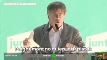 misterioso regreso de Puigdemont