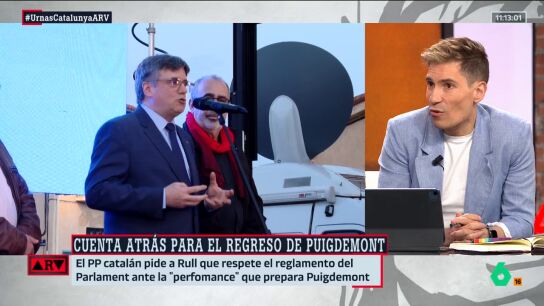 ARV-La reflexi&oacute;n de Juanma Romero sobre Puigdemont: "Lo &uacute;nico que le queda es el espect&aacute;culo"