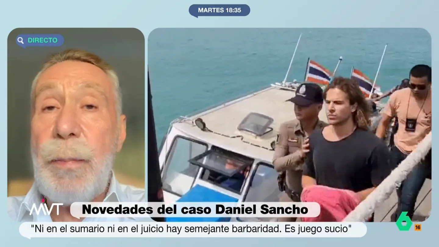 El abogado de Daniel Sancho, sobre las nuevas 'informaciones': "Una 'tertullupa' dijo esto como podría haber dicho que Daniel asesinó a Franco" El abogado de Daniel Sancho, sobre las nuevas 'informaciones': "Una 'tertullupa' dijo esto como podría haber dicho que Daniel asesinó a Franco"