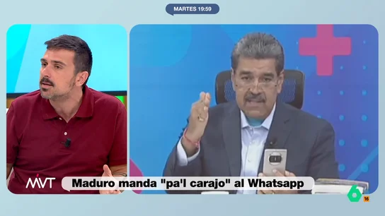 Ramón Espinar: “Le diría a Maduro que en nombre de Chávez y la revolución bolivariana enseñe las actas” Ramón Espinar: “Le diría a Maduro que en nombre de Chávez y la revolución bolivariana enseñe las actas”