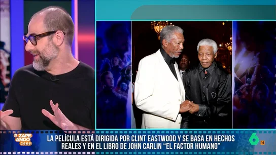 Alberto Rey cuenta cómo se preparó Morgan Freeman para interpretar a Nelson Mandela en 'Invictus' El actor llego a decir que para él interpretar al expresidente Sudafricano fue como "interpretar a Dios", por ello se preparó durante muchísimo tiempo para el papel.