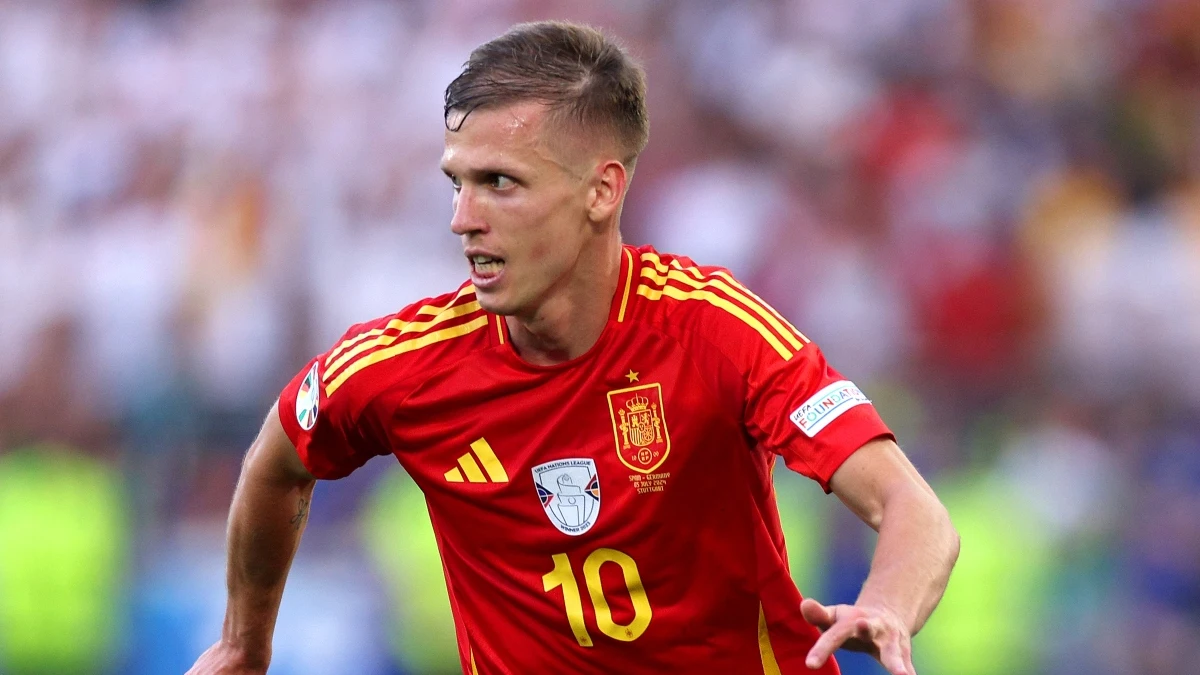 Dani Olmo, con España