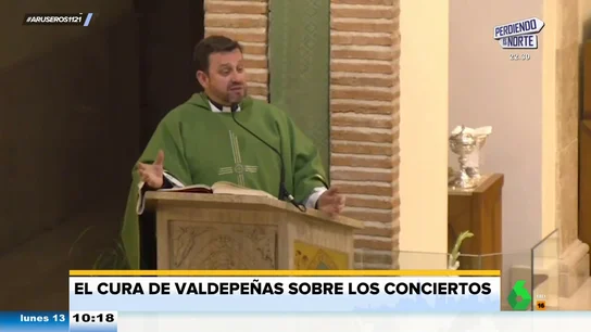 El cura de Valdepeñas arremete contra quienes se gastan un dineral en conciertos y en fútbol, pero no dan limosna El cura de Valdepeñas arremete contra quienes se gastan un dineral en conciertos y en fútbol, pero no dan limosna