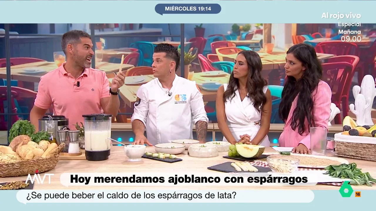 ¿Se puede beber el caldo de los espárragos de lata? Pablo Ojeda responde en Más Vale Tarde