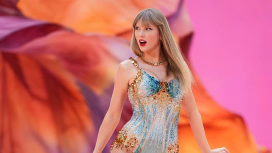 Taylor Swift, durante uno de sus conciertos en el estadio de Wembley (Londres, Reino Unido) Taylor Swift, durante uno de sus conciertos en el estadio de Wembley (Londres, Reino Unido)