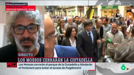 ARV- Albert Palacio, ante la posibilidad de que se produzcan concentraciones con la llegada de Puigdemont: "Que sean pac&iacute;ficas" 