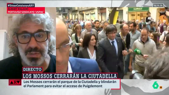 ARV- Albert Palacio, ante la posibilidad de que se produzcan concentraciones con la llegada de Puigdemont: "Que sean pacíficas"  ARV- Albert Palacio, ante la posibilidad de que se produzcan concentraciones con la llegada de Puigdemont: "Que sean pacíficas"