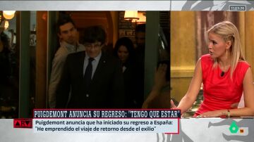 ARV-Afra Blanco analiza el regreso de Carles Puigdemont a España: "No asume el mandato popular"