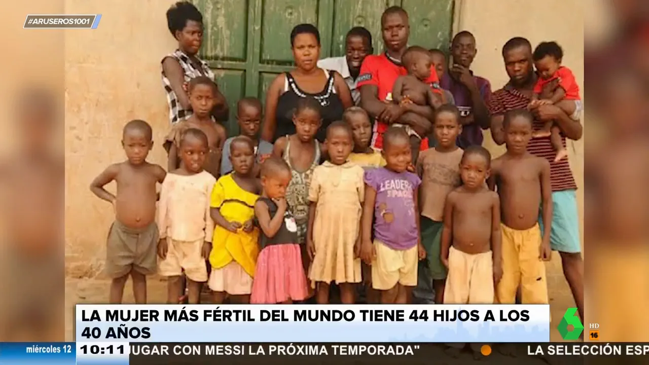 42 hijos con 40 años: así es 'Mamá Uganda', la mujer más fértil del mundo