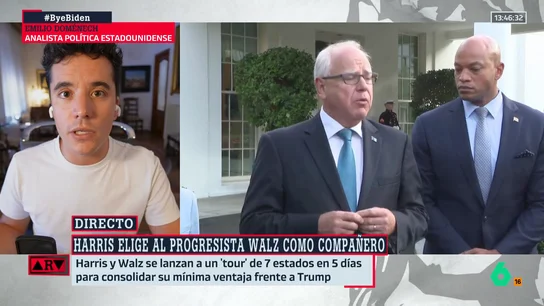 ARV-Doménech desvela las luces y sombras de Tim Walz, elegido por Kamala Harris como su vicepresidente ARV-Doménech desvela las luces y sombras de Tim Walz, elegido por Kamala Harris como su vicepresidente
