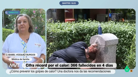 Una médica explica cómo combatir los peligros del calor extremo: ropa ligera, hidratación y precauciones con el alcohol Una médica explica cómo combatir los peligros del calor extremo: ropa ligera, hidratación y precauciones con el alcohol