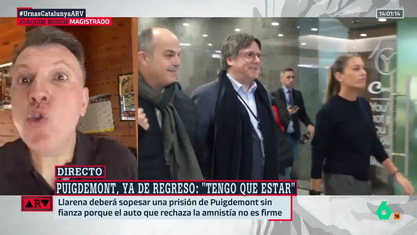 ARV- Joaquim Bosch aclara si Puigdemont podría votar sobre la investidura de Illa desde la cárcel ARV- Joaquim Bosch aclara si Puigdemont podría votar sobre la investidura de Illa desde la cárcel