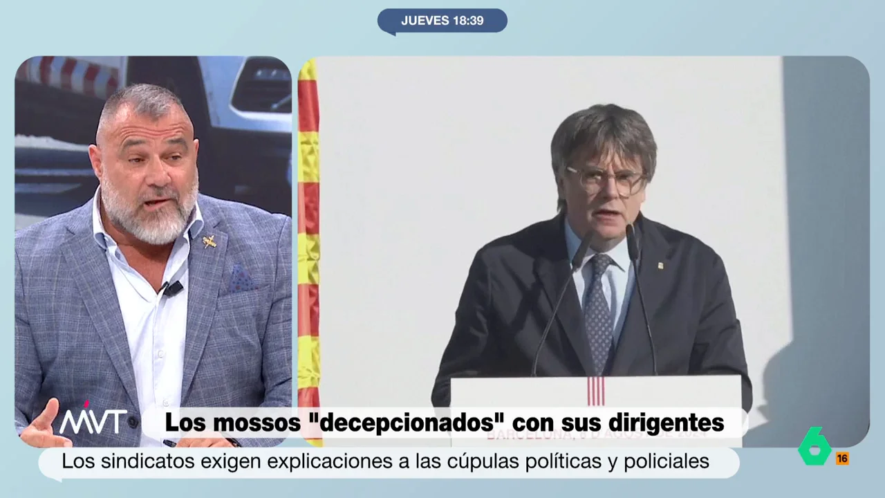 Un experto en seguridad, sobre cómo escapó Puigdemont: "Posiblemente, se escondió debajo del estrado y se mezcló con los manifestantes"