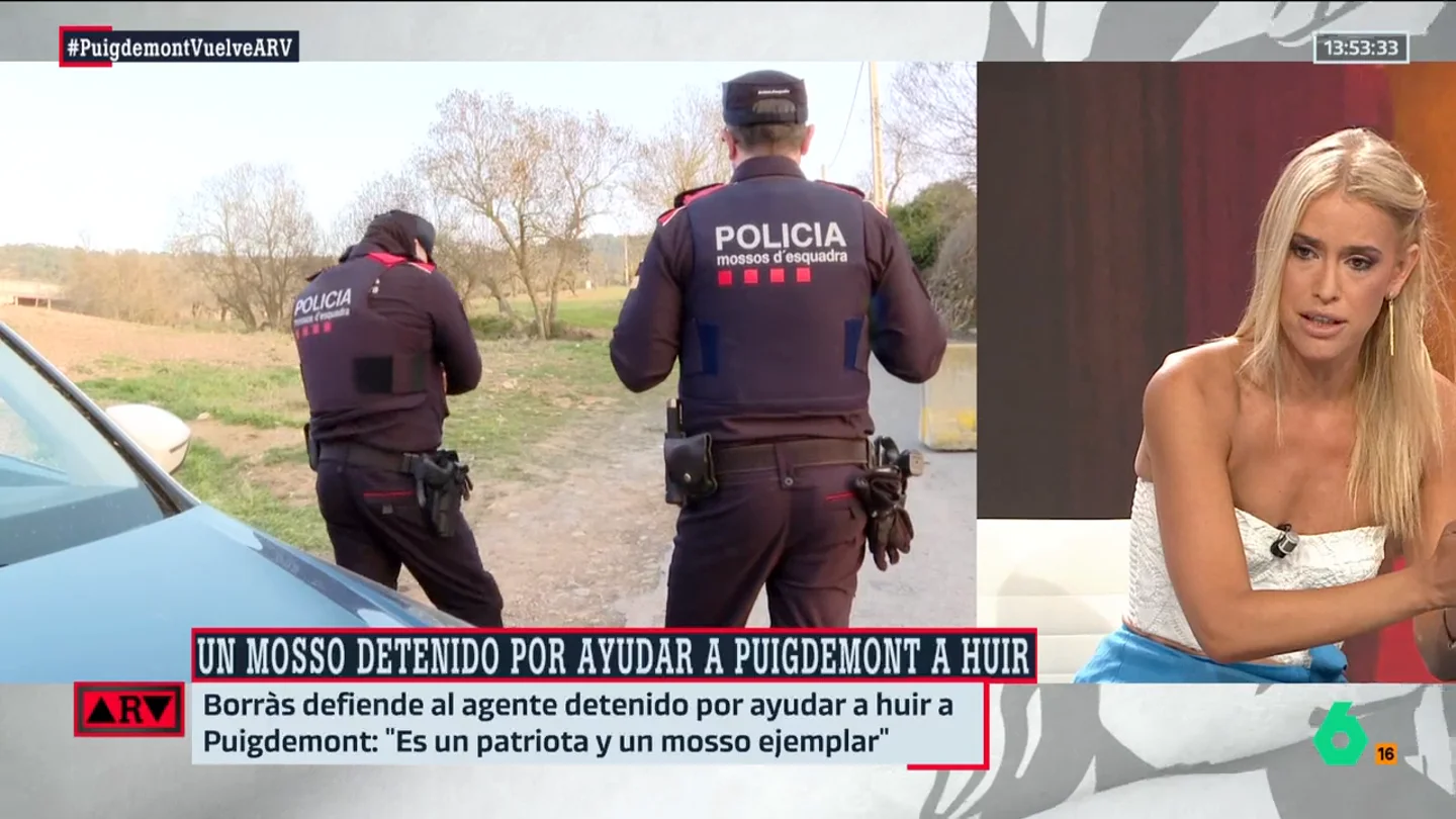 Afra Blanco, tras la fuga y la no detención de Puigdemont: "Hay gente que querría ver arder otra vez las calles de Barcelona" Afra Blanco, tras la fuga y la no detención de Puigdemont: "Hay gente que querría ver arder otra vez las calles de Barcelona"