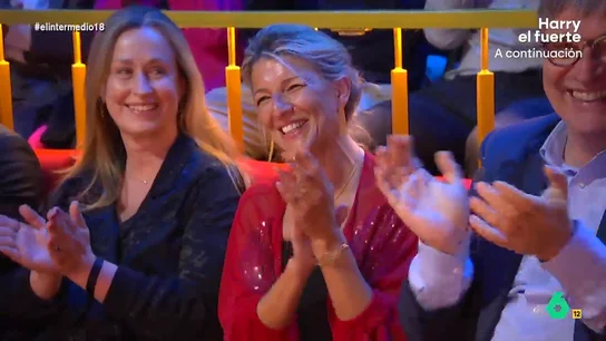 El 'aviso' de Yolanda Díaz a Wyoming: "Voy a mandarte a la inspección de trabajo para ver si predicas con el ejemplo" El Intermedio recuerda las preguntas que varios políticos españoles hicieron a El Gran Wyoming en el programa especial por el 18 aniversario del programa.