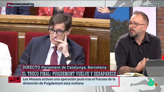 Maestre, tras la nueva fuga de Puigdemont: "Como ERC gestione la Agencia Tributaria propia tan bien como a los Mossos...."  Maestre, tras la nueva fuga de Puigdemont: "Como ERC gestione la Agencia Tributaria propia tan bien como a los Mossos...."