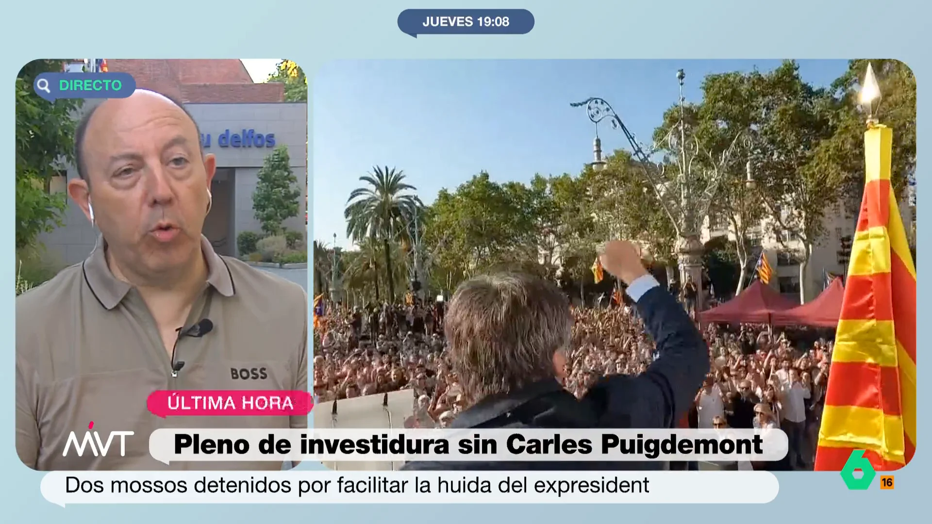 Gonzalo Bernardos valora cómo deja a España y Cataluña la desaparición de Puigdemont
