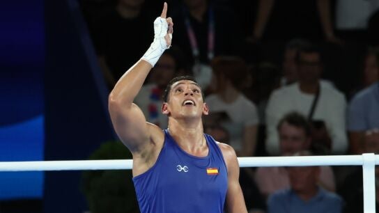 Ayoub Ghadfa, celebrando una victoria