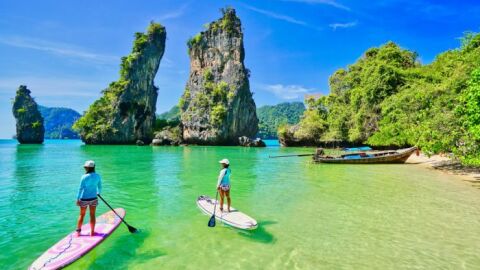 Paddle surf en Tailandia