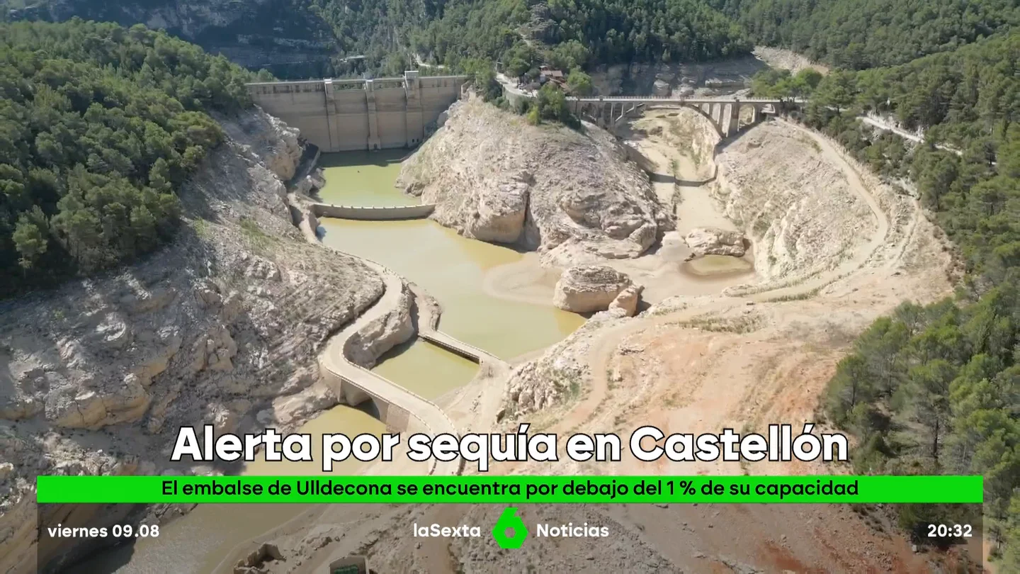 La imagen que expone la terrible sequía que sufre Castellón La imagen que expone la terrible sequía que sufre Castellón