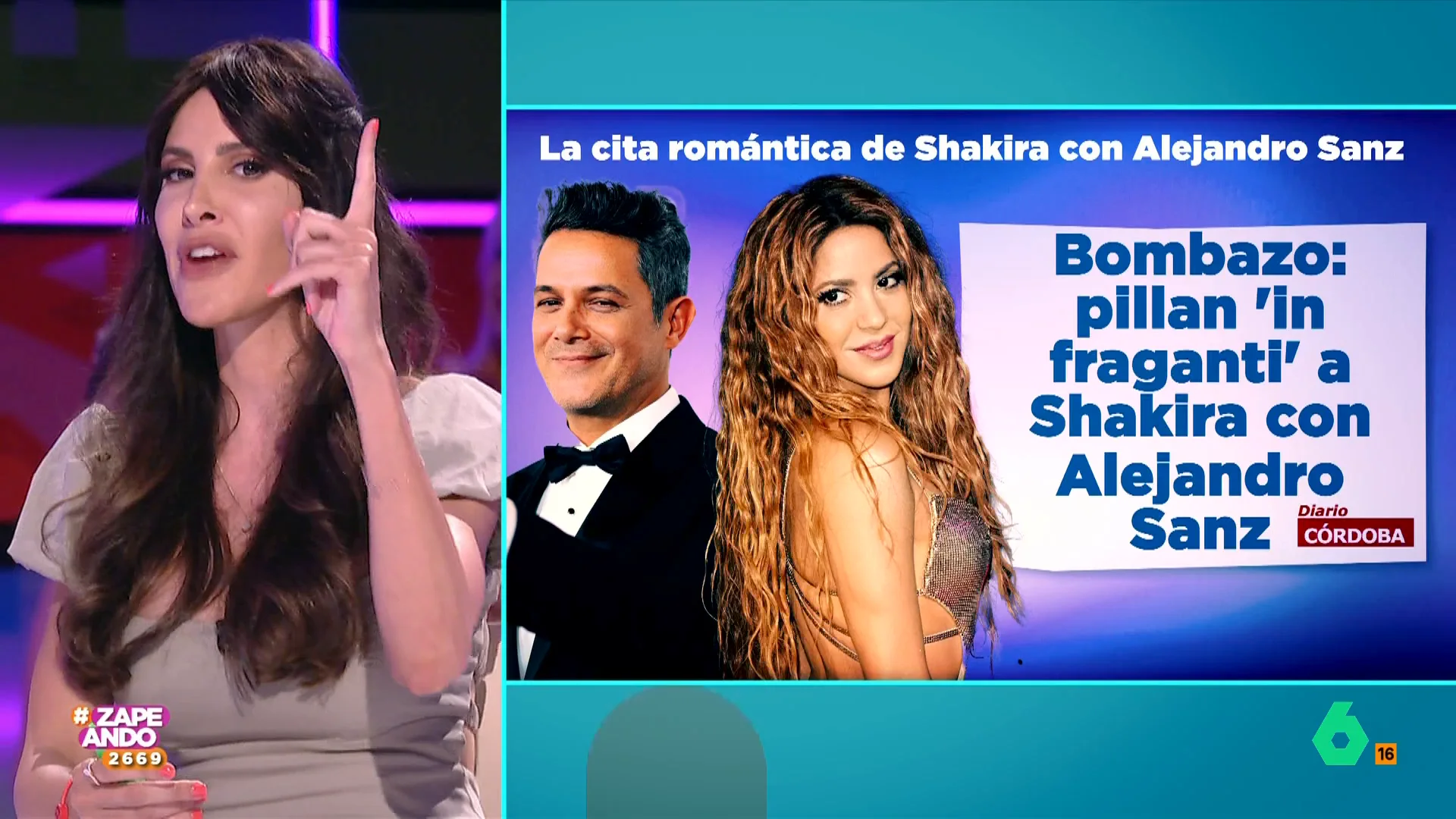 Shakira cena con Alejandro Sanz en Miami