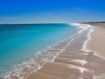 Playa de Pinedo, en la Comunidad Valenciana