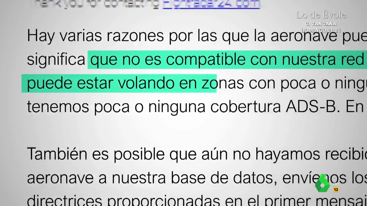 No, los aviones que no aparecen en una app de vuelos en tiempo real no son clandestinos: así lo explica la empresa