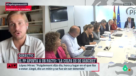 ARV- Vázquez, tras la huida de Puigdemont: "El PP ha recibido una ingente munición con la que poder disparar al PSOE" ARV- Vázquez, tras la huida de Puigdemont: "El PP ha recibido una ingente munición con la que poder disparar al PSOE"