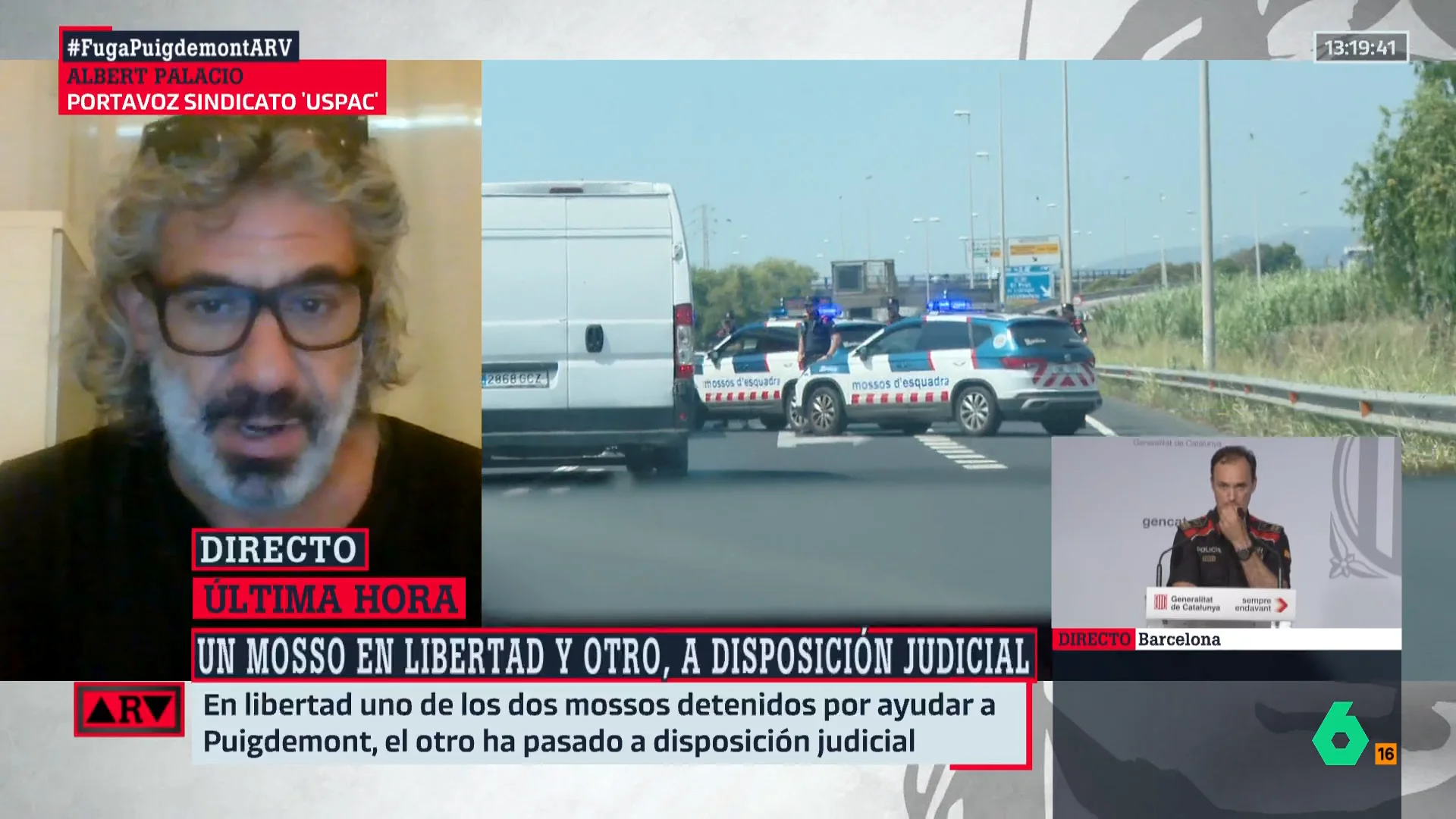 ARV- Albert Palacio, portavoz del sindicato 'USPAC': "Estamos hartos de que se nos utilice políticamente"