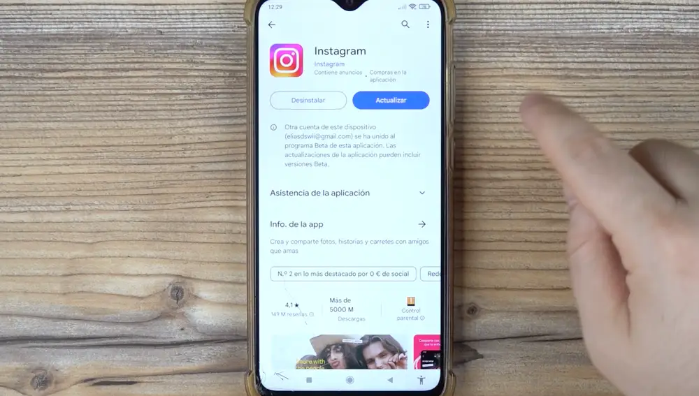 App de Instagram App de Instagram