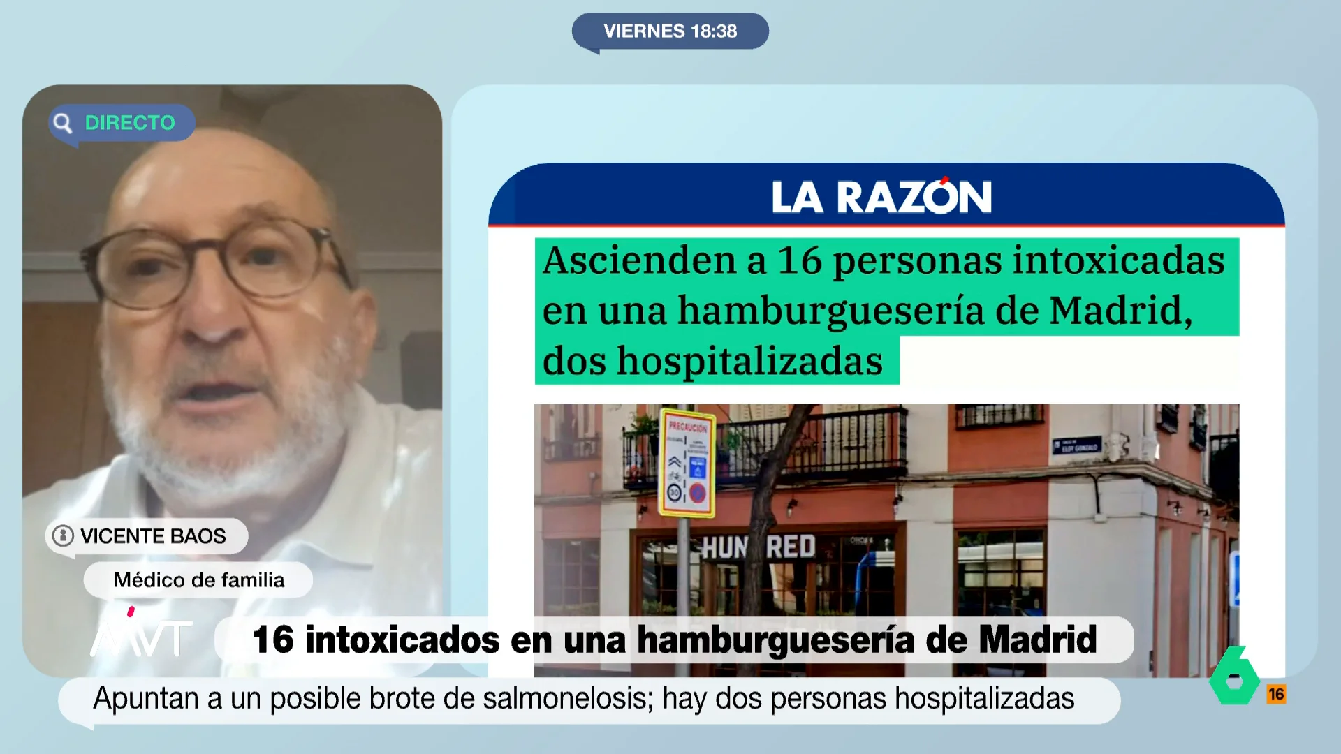 Un médico alerta sobre la salmonelosis y explica por qué "tiene riesgo de complicarse"