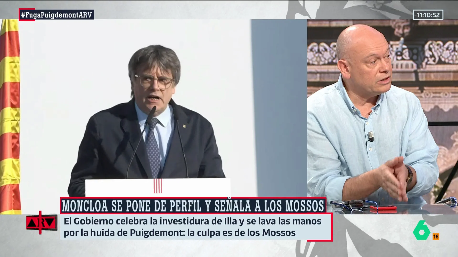 ARV-Gabi Sanz reacciona a la nueva huida de Puigdemont: "Ayer España hizo un ridículo internacional"