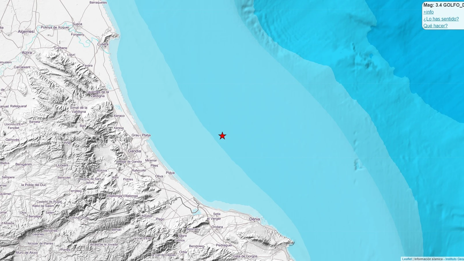 Un terremoto de magnitud 3,3 se siente en varias localidades de Valencia