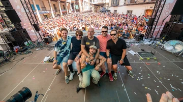 The band from Jaén, Supersubmarina, which a serious traffic accident has kept away from the stage for years, reappears this Friday at the Sonorama festival in Aranda de Duero (Burgos) The band from Jaén, Supersubmarina, which a serious traffic accident has kept away from the stage for years, reappears this Friday at the Sonorama festival in Aranda de Duero (Burgos)