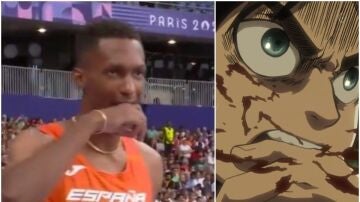 Jordan Díaz y su homenaje a 'Attack on Titan'