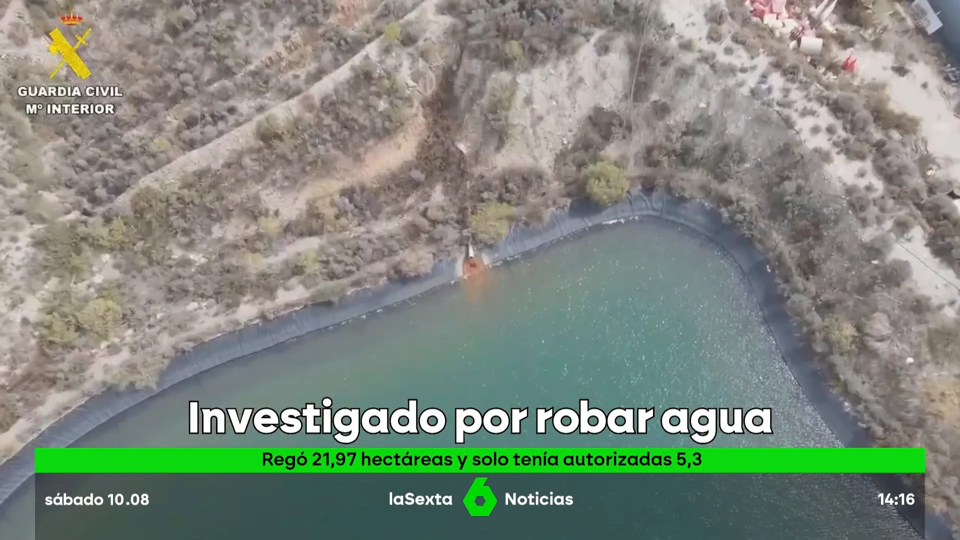 Investigan a un empresario por robar 34 millones de m3 de agua en 17 años para su campo de golf en Murcia