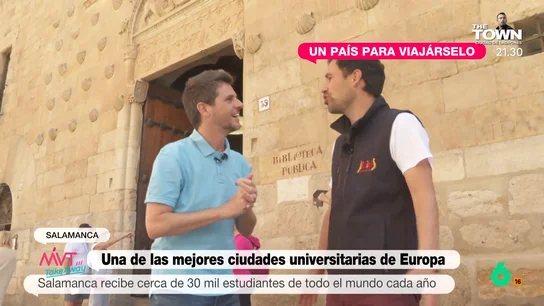 Luis Calero descubre la magia de Salamanca, una de las mejores ciudades universitarias de Europa Luis Calero descubre la magia de Salamanca, una de las mejores ciudades universitarias de Europa