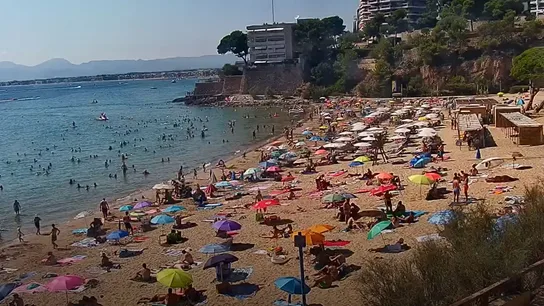 Vista de la playa Del Capellans de Salou el 11 de agosto Vista de la playa Del Capellans de Salou el 11 de agosto