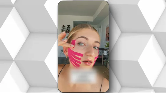 Técnica viral del face taping Técnica viral del face taping