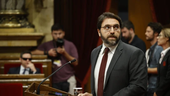 El diputado del PSC Ferran Pedret en el pleno de investidura de Salvador Illa El diputado del PSC Ferran Pedret en el pleno de investidura de Salvador Illa