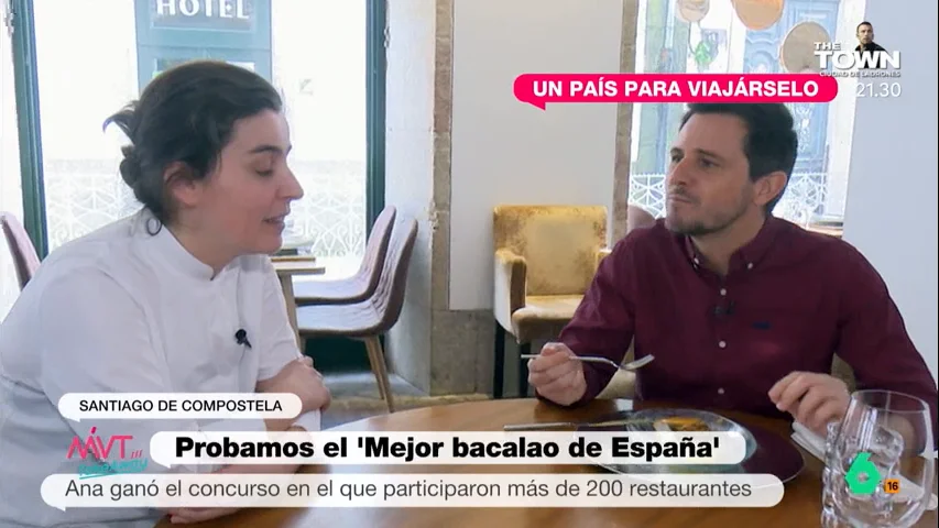 Luis Calero, tras probar el 'mejor bacalao de España': "Es como tener mantequilla en la boca"