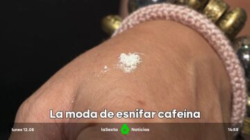 moda esnifar cafeína