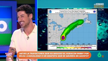 Así ha sido la curiosa trayectoria que ha seguido el huracán Debby en EEUU: "¿Es un Calippo?"