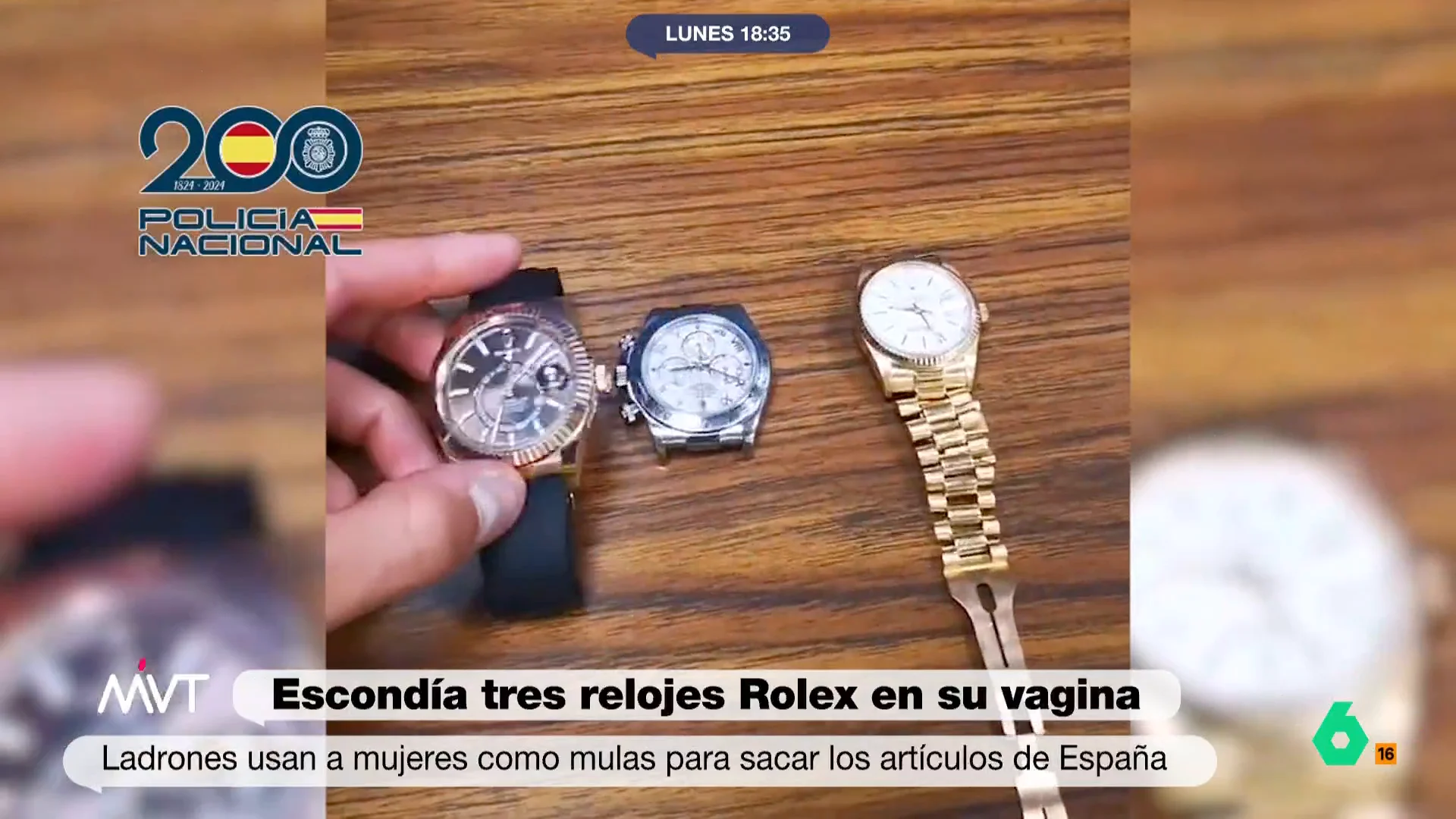 rolex escondidos en vagina