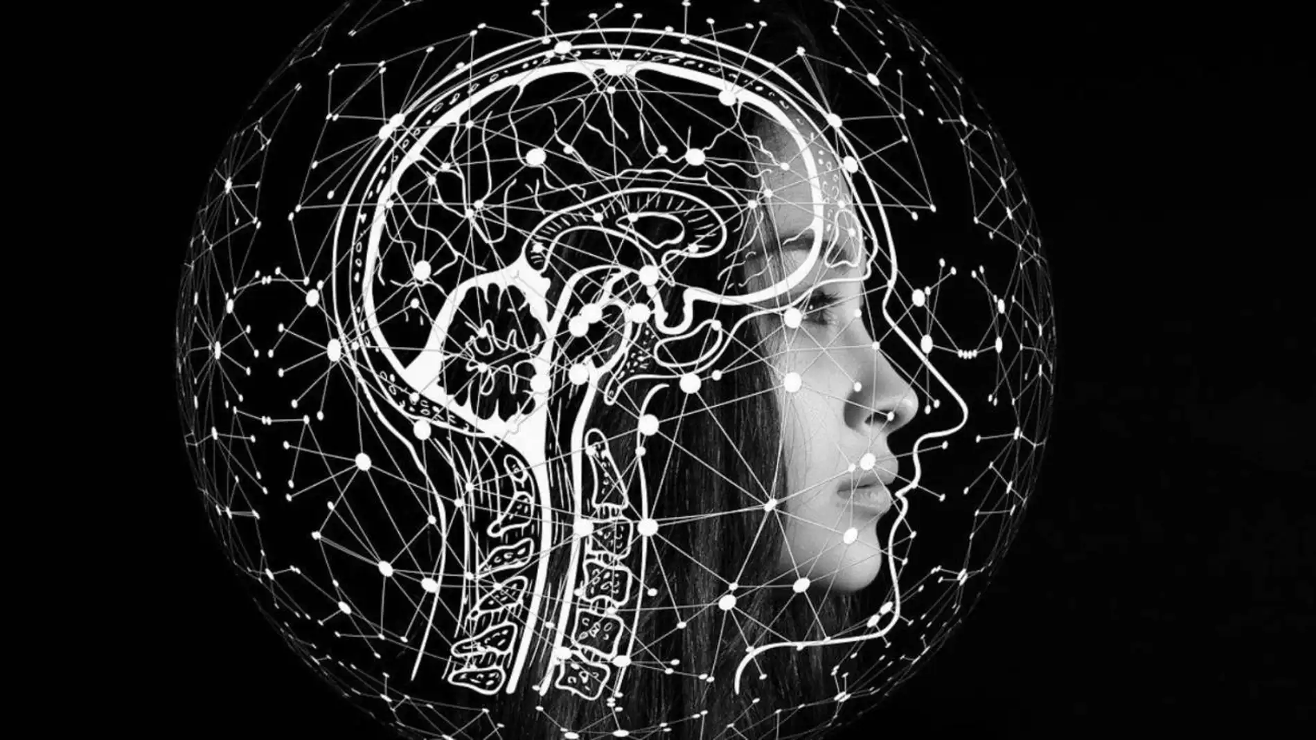 Ilustración del cerebro combinado con notas musicales Ilustración del cerebro combinado con notas musicales
