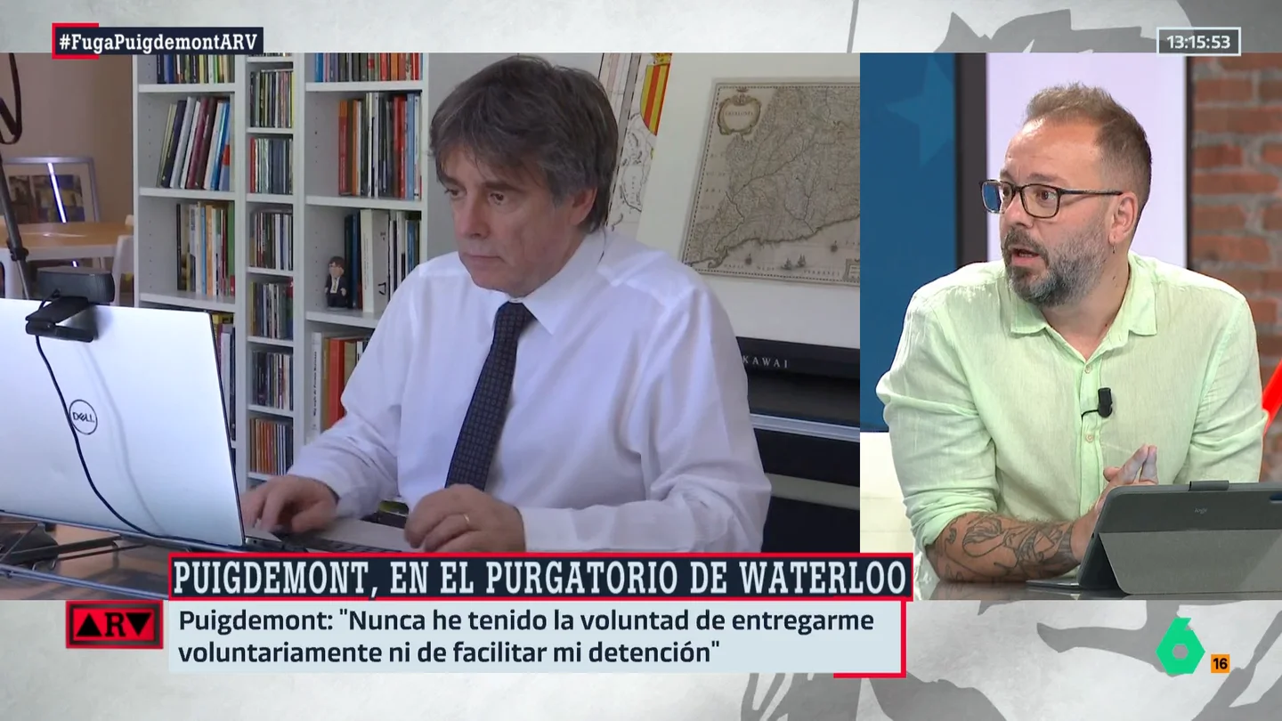 Antonio Maestre: "¿Qué labor va a continuar Puigdemont en Cataluña cuando ha quedado complemente desacreditado? Solo le quedan 3000 personas" Antonio Maestre: "¿Qué labor va a continuar Puigdemont en Cataluña cuando ha quedado complemente desacreditado? Solo le quedan 3000 personas"